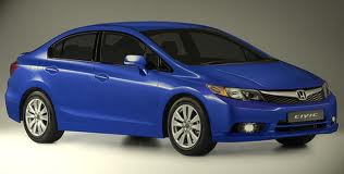 Honda new civic azul #4